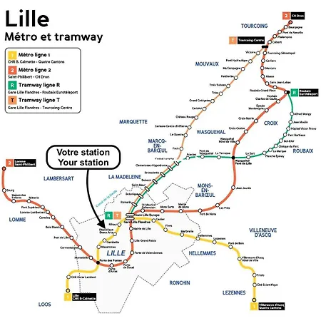 Apartment Beaux Arts Equipped Lille